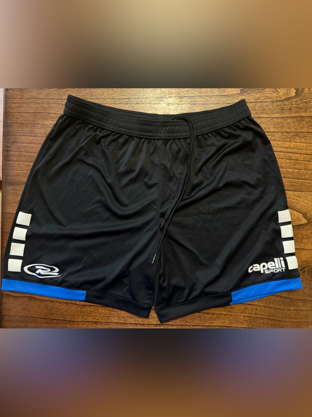 Capelli Rush Black/blue/white Sport Shorts, Small
